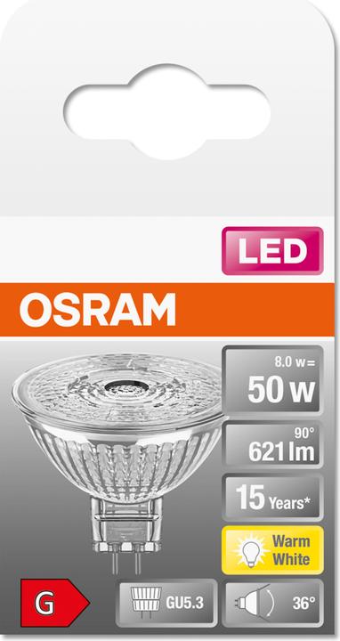 Actual product image Osram Star Mr16 (GU5.3, 6.50 W, 621 lm, 1 x, G)