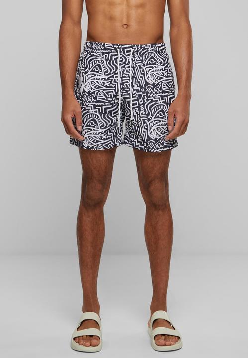 Actual product image Urban Classics Pattern Swim Shorts (S)