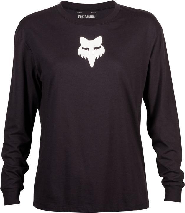 Fox Sweater 23 W F-Head Ls Top Blk S (S)
