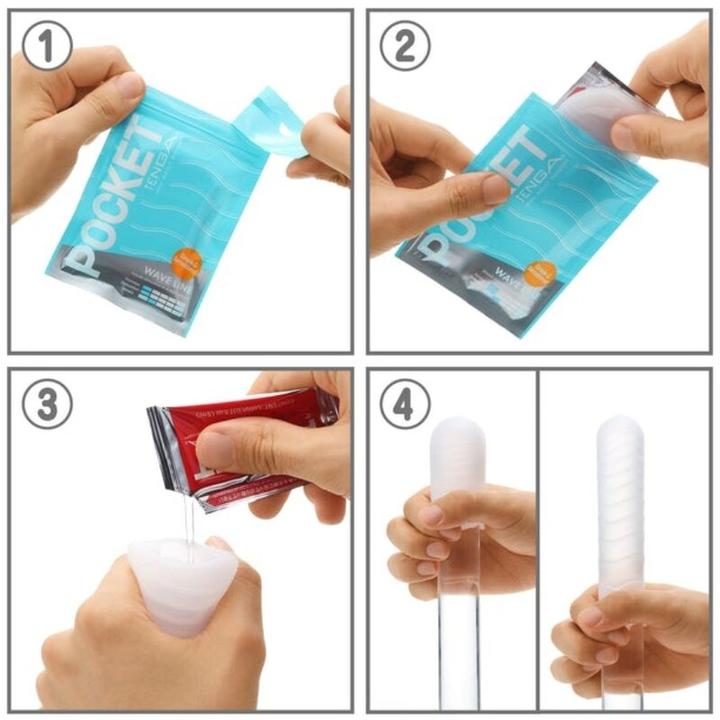 Actual product image Tenga Click Ball