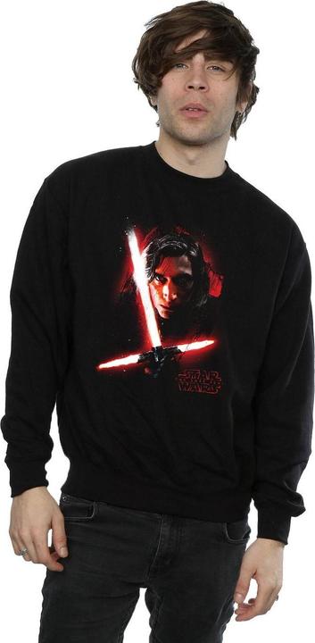 Actual product image Star Wars Mens Kylo Ren Brushed Cotton Sweatshirt (L)