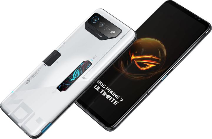 Produktbild ASUS ROG Phone 7 Ultimate (512 GB, Storm White, 6.78", Dual SIM, 50 Mpx, 5G)