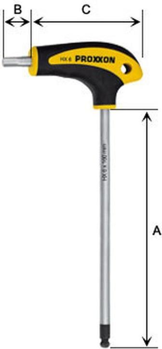 Actual product image Proxxon L-handle screwdriver (Sorceress)