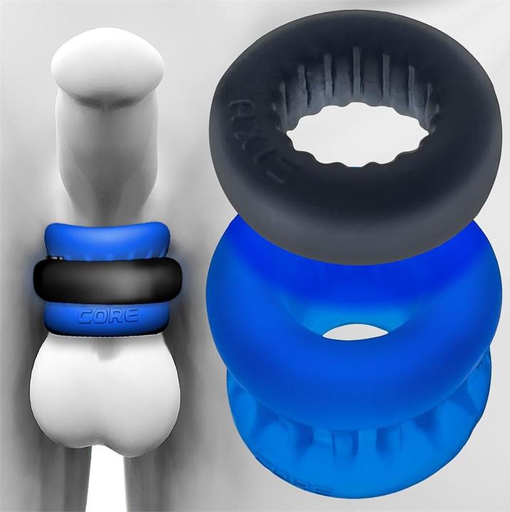 Produktbild Oxballs Ultracore Core Ballstretcher with Axis Ring Blue Ice (5 cm)