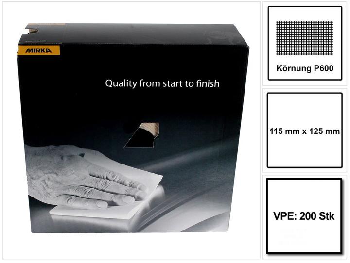Produktbild Mirka Goldflex Soft 115x125mm P600 200Stk. ( 2912707061 ) Handpad Rolle perforiert (P600)