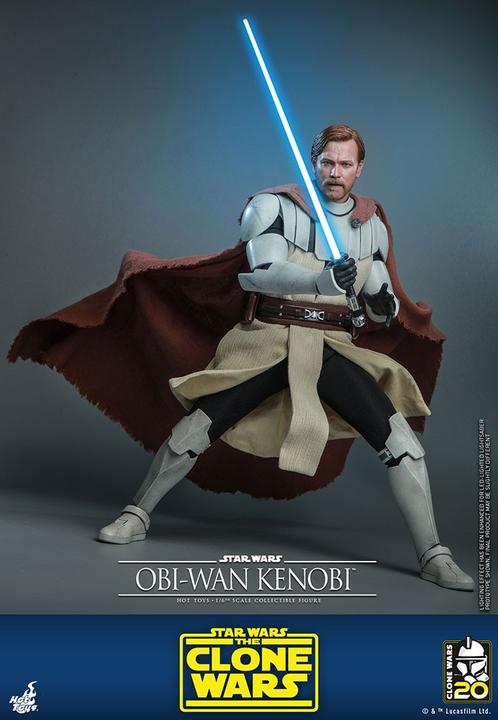 Produktbild Hot Toys Star Wars The Clone Wars figurine 1/6 Obi-Wan Kenobi 30 cm