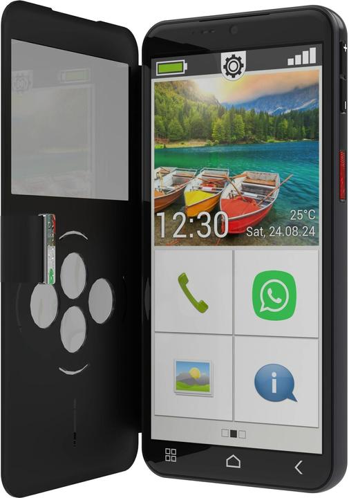 Emporia Smart 6 Lite (128 Go, Noir, 5.58", SIM simple, 50 Mpx, 4G)