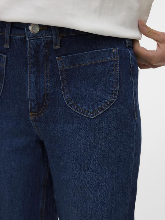Actual product image Vero Moda VMTESSA Hohe Taille Weiter Beinschnitt Jeans Weit geschnitten (W26/L32)
