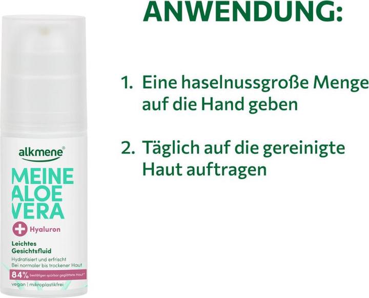 Immagine prodotto Alkmene MEINE ALOE VERA, Leichtes Gesichtsfluid (50 ml)