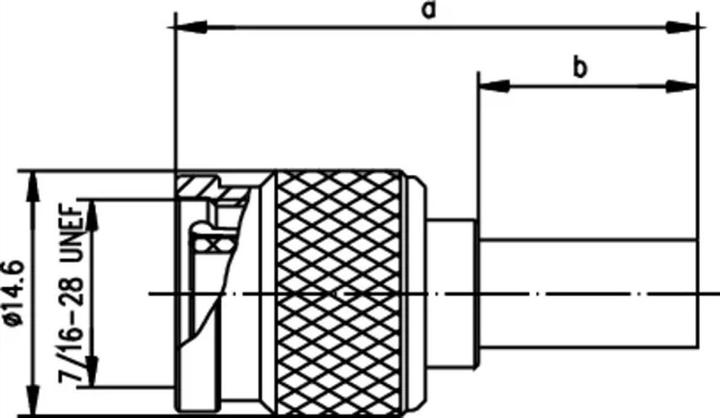 Actual product image Telegärtner Wireless Coax,TNC,Connector,RG-58 (Hitch)