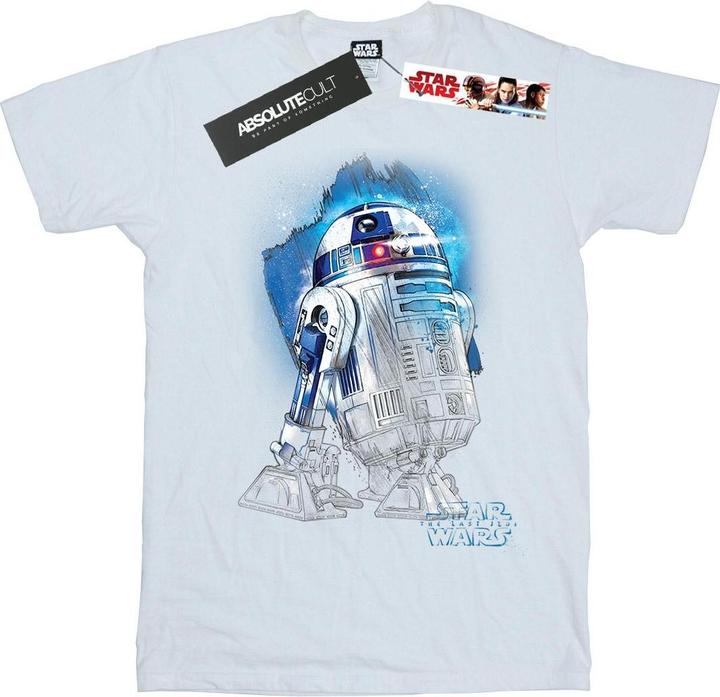 Star Wars The Last Jedi R2D2 Brushed TShirt (S)