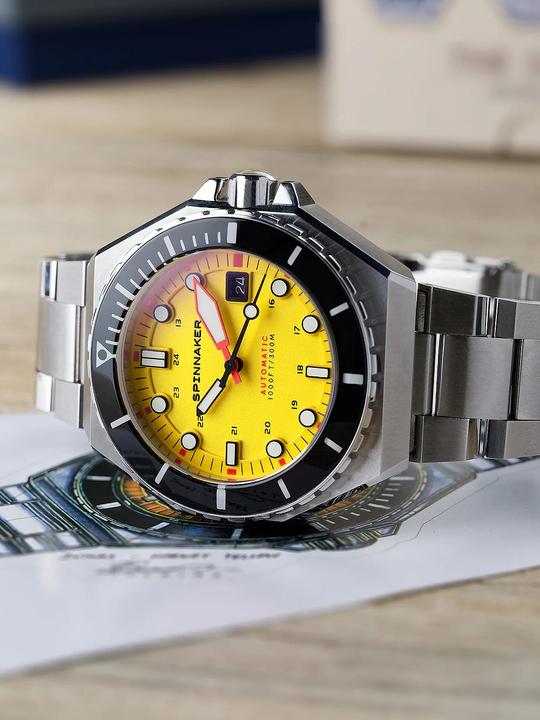 Immagine prodotto Spinnaker SP-5081-II Orologio da uomo automatico Dumas 44mm 30ATM (Orologio sub, 44 mm)