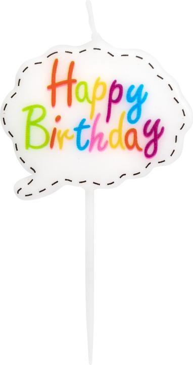 Image du produit Idena Bougie Dialogue Joyeux Anniversaire (1 x)