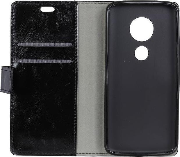 Actual product image MU Classic Crazy Horse Leather Bookcover Series (Motorola Moto G7 Play)