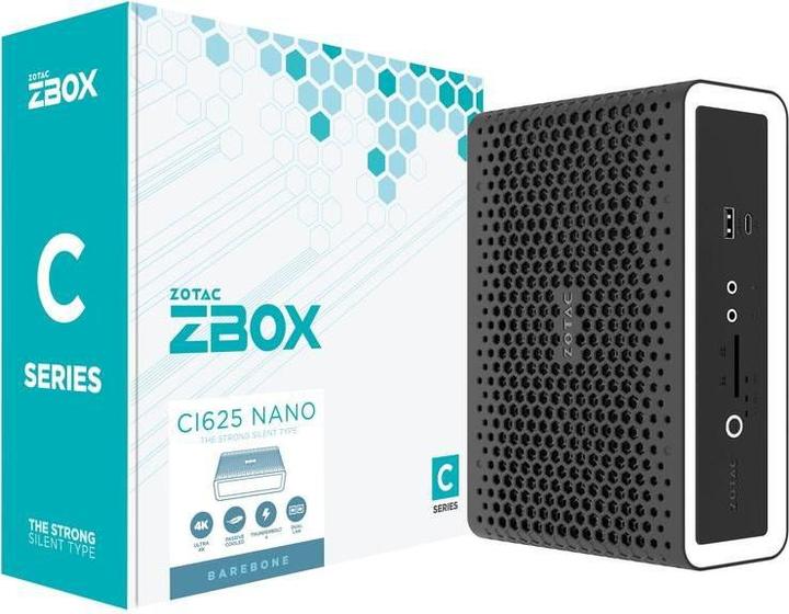Actual product image Zotac ZBOX-CI625NANO I3-1115G4 Intel DDR4 HDMI DP (Intel Core i3-1115G4)