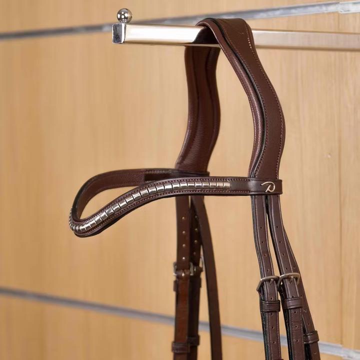 Actual product image Dy'on Silver V-shaped clincher bridle