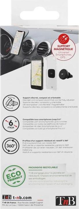 Actual product image T'nB Magnet smartphone holder