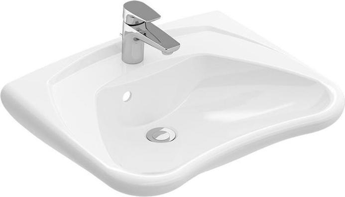 Immagine prodotto Villeroy & Boch Lavabo ViCare accessibile con sedia a rotelle 60 x 49 cm bianco 71196301 (490 mm, 600 mm)