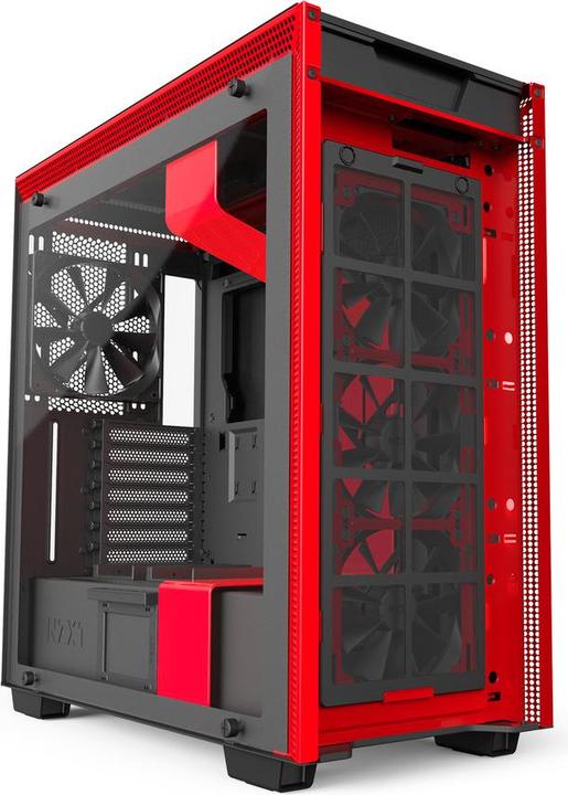 Produktbild NZXT H700i - Red (ATX, mATX, Mini-ITX, E-ATX)