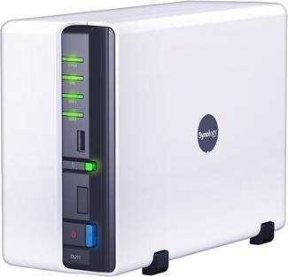Actual product image Synology DS211, NAS DiskStation 2x 2TB Samsung ECO (2 x 2 TB)
