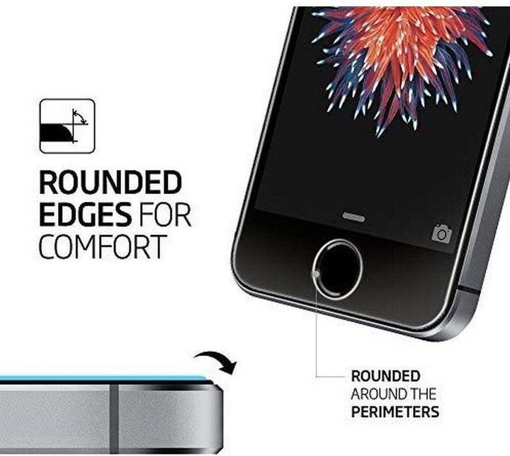Actual product image Spigen Glass.tR Slim HD (1 Piece, Apple iPhone SE (2nd Gen))