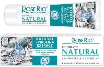 Produktbild Rose Rio Natürliche Meeresmineralien und Spirulina-Extrakt Zahnpasta 65ml (65 ml)