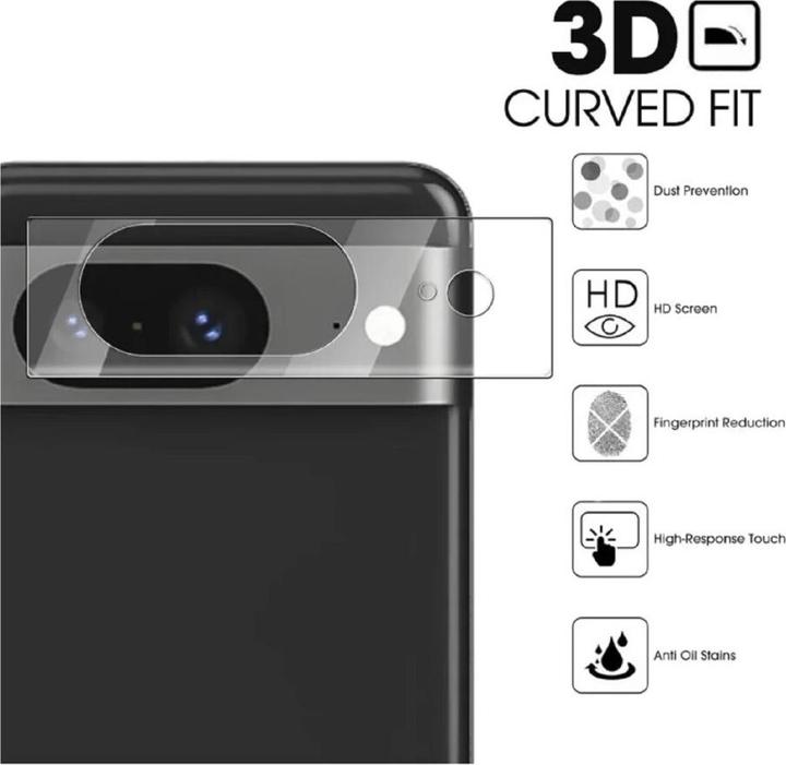 Produktbild Protectorking 4x Kameraglas Schutzglas Panzerglas HD Klar (4 Stück, Google Pixel 8)