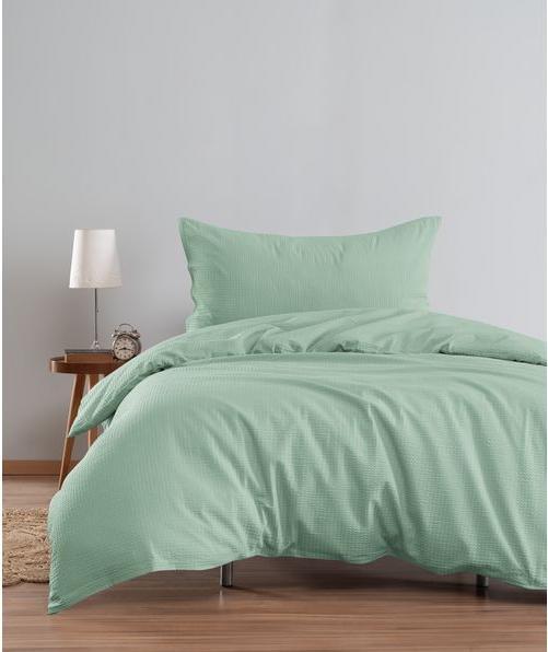 Produktbild Flair Seersucker Uni (Bettwäsche Set, 65 x 100 cm, 160 x 210 cm)