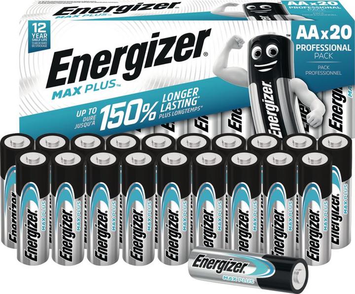 Actual product image Energizer Max Plus Mignon (AA) 20 pieces (20 pcs., AA)
