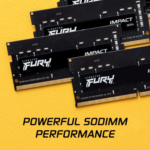 Immagine prodotto Kingston FURY Impact (1 x 32GB, 3200 MHz, DDR4-RAM, SO-DIMM)