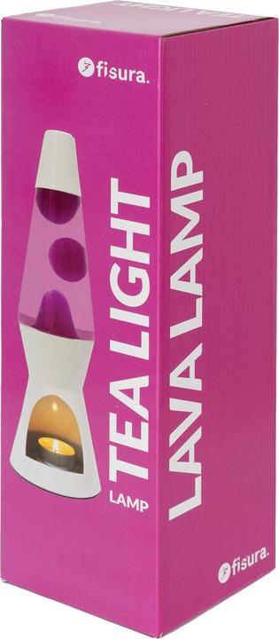 Actual product image Fisura Pink lava lamp - candle operated by