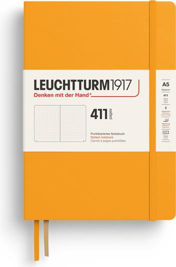 Produktbild Leuchtturm1917 Notizbuch 411 A5 Medium Hardcover Rising Sun (A5, Kariert, Harter Einband)