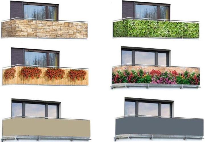 Produktbild Wenko Balkon Sichtschutz "Mauer-Blumen"