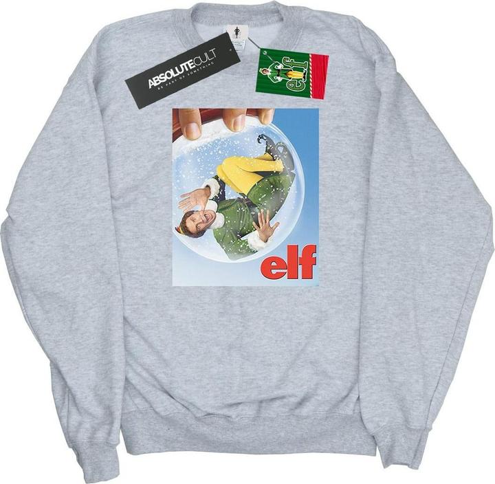 Elf Snow Globe Poster Sweatshirt (L)