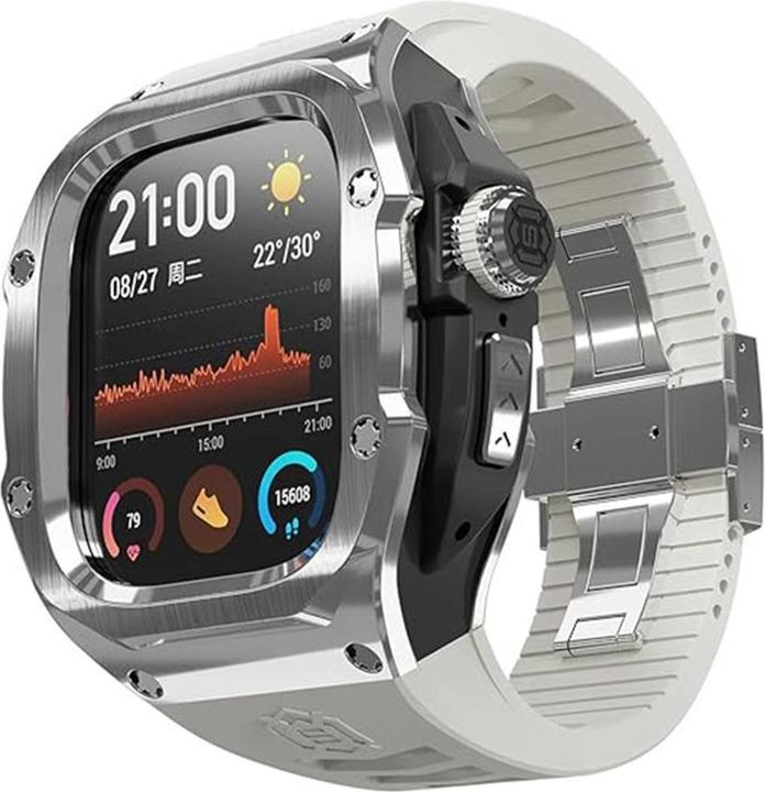 Produktbild Shellbox - Waterproof IP68 + Watchband - Apple Watch Ultra / Ultra 2 - Silver