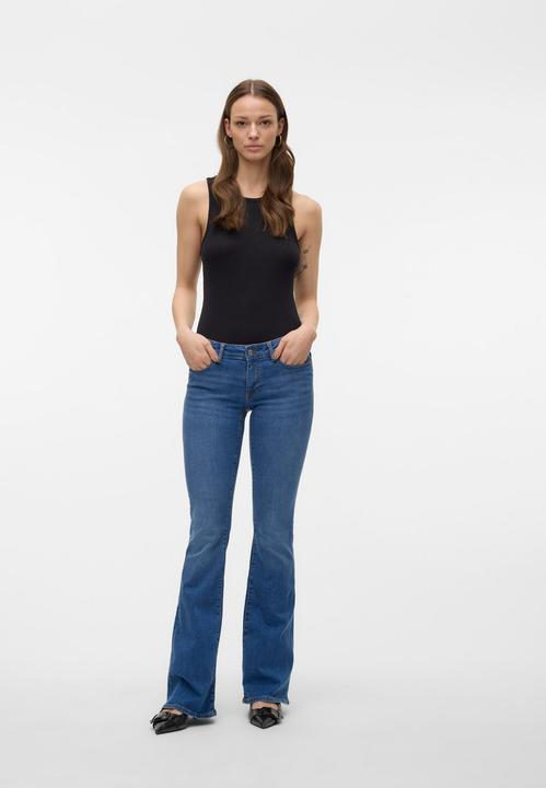 Actual product image Vero Moda VMSIGI Niedrige Taille Ausgestellt Jeans Ausgestellt (L)