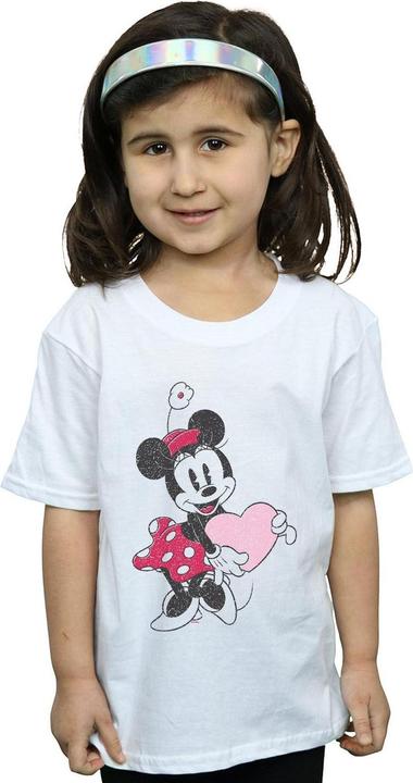 Immagine prodotto Disney Minnie Mouse Love Heart Maglietta Ragazze (140, 146)