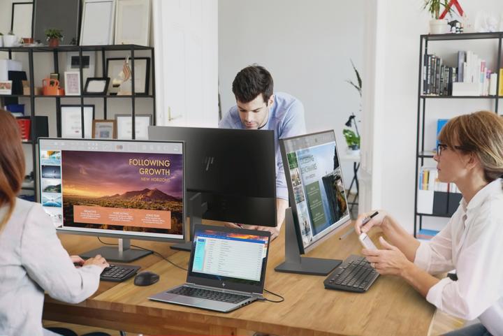 Actual product image HP E243d (1920 x 1080 pixels, 24")