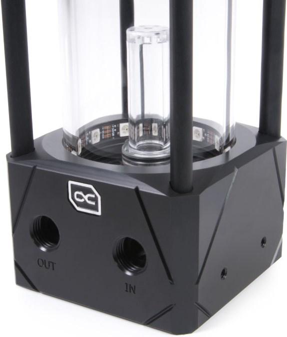 Actual product image Alphacool Aurora D5 Acetal/Glass Ice Bucket - 150mm incl. VPP Apex D5