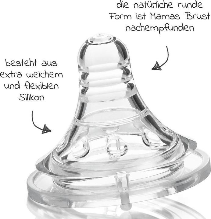 Actual product image MiaMia Teat silicone teat 2-pack