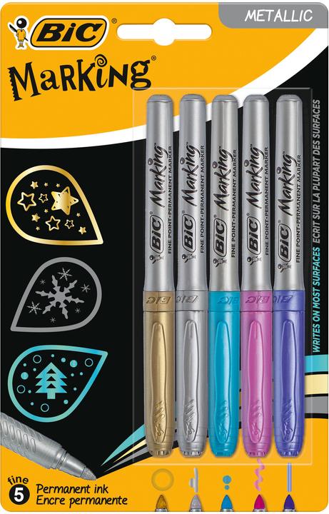 Actual product image Bic marking color (Silver, 1.80 mm, 5 x)