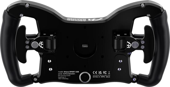 Actual product image Ascher Racing McLaren Artura Sport USB steering wheel (PC)