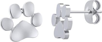 Silvego Steel earrings Paws KMME80721