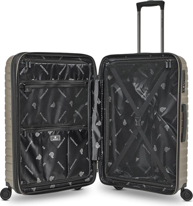 Actual product image Pactastic Collection 04 THE THREE SET + 4 wheels suitcase set, 3-piece with stretch fold (216 l, XL (from 140l))