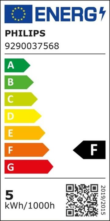 Label énergétique Philips CorePro (G23, 5 W, 520 lm, 20 x, F)