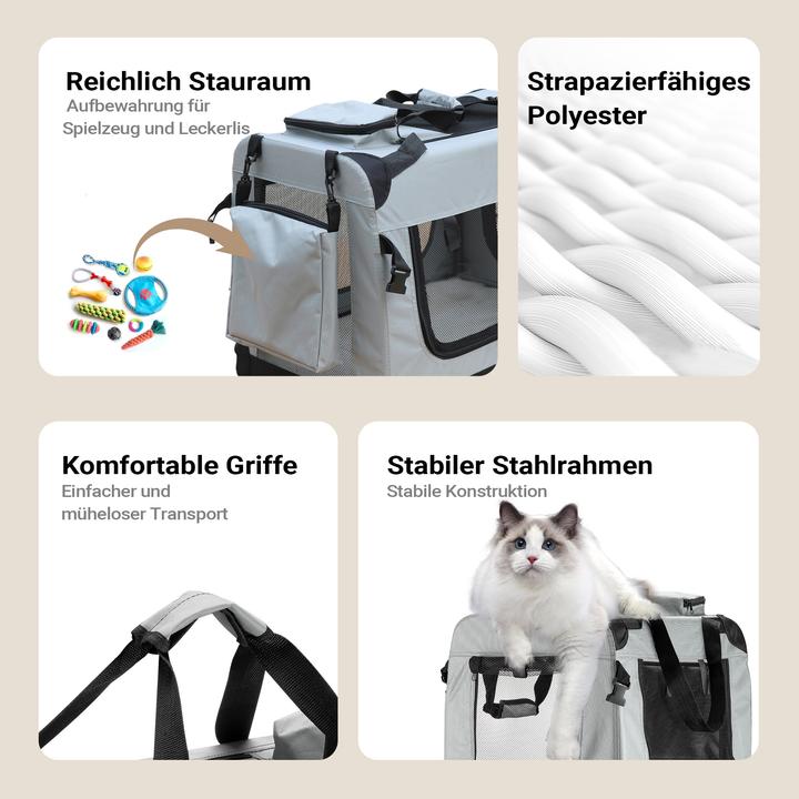 Actual product image Fudajo Transport box (Dog, Foldable, Breathable)