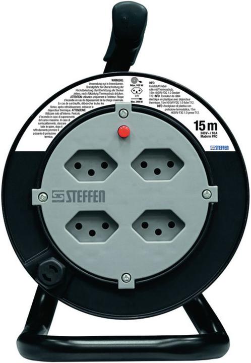 Actual product image Steffen Cable reel (15 m, 1 mm²)