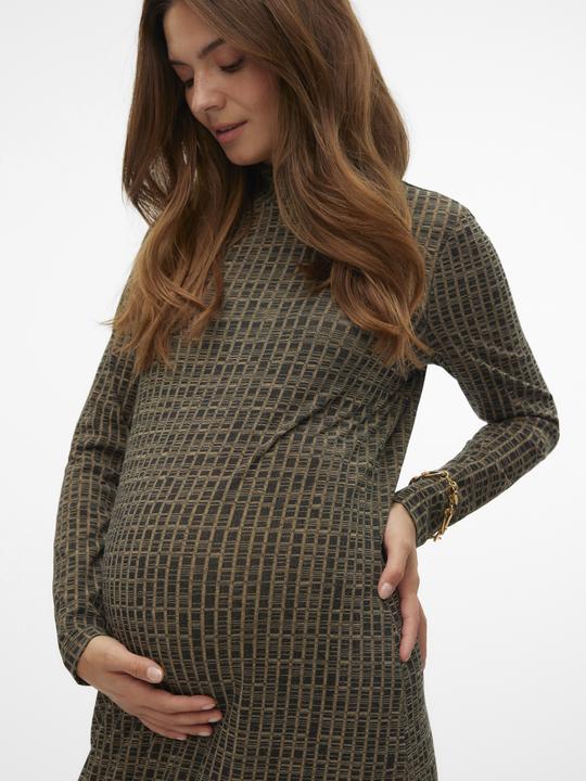 Produktbild Mamalicious Normal geschnitten Hoch geschlossen Midikleid Kleid (L)