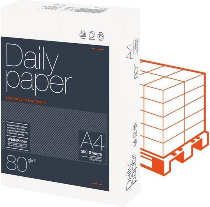 Papyrus Kopierpapier A4, Weiss, 80 g/m²,100000 Blatt, Geeignet für (80 g/m²)