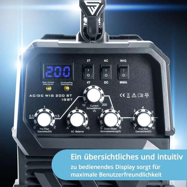 Produktbild Stahlwerk Kombi Schweissgerät AC/DC WIG 200 ST IGBT 200 Ampere